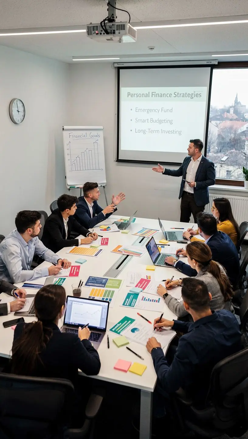 Grafika koja prikazuje razne načine štednje novca.