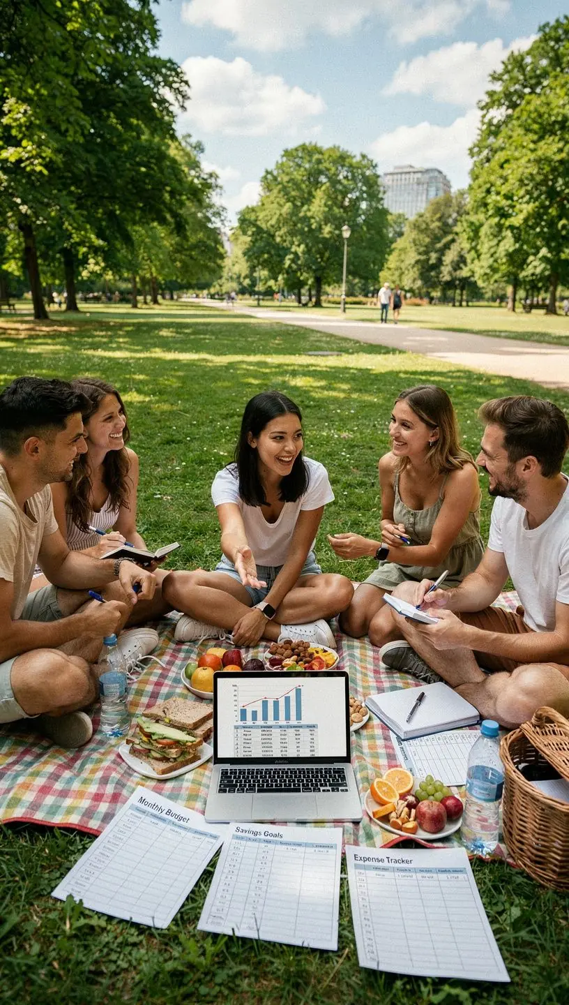 Slika edukativnog materijala o finansijskoj pismenosti za decu.