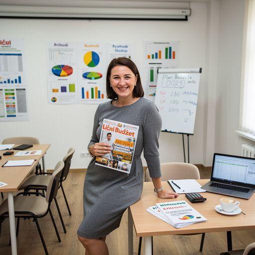 Slika novčanika sa različitim novčanicama i kovanicama.